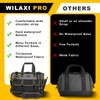 WILAXI PRO 17 in Tool Bag For Men with Waterproof