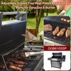 Hiorucet Adjustable Grease Tray Grill Heat Plates Replacement Parts for