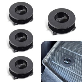 Set of 6 Black Floor Mat Clips 18 PCS Car Carpet Fixing Clips ABS Plastic Foot Mat Fixing Clip Non-Slip Fasteners Automotive Accessories Universal Car Replacement Parts