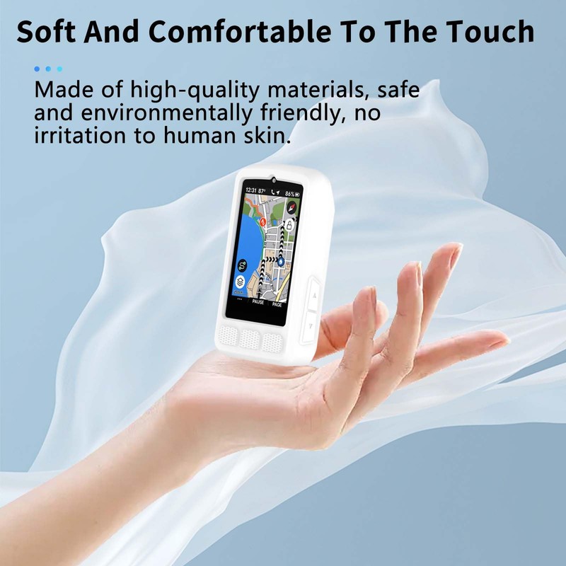 Case for Wahoo ELEMNT ROAM V3,NOUKAJU Silicone Protective Case,Drop-Proof,Scratch-Proof,Shock-Proof,Protective Cover