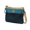 Chums Spring Dale Sacoche Shoulder Bag Blue/Beige