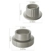 Pool Fountain Adapter Set for SummerWave & for Funsicle Pools,