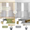 TANGWIN Gold Adjustable Curtain Rods for Windows:72-144 Inch Farmhouse Heavy