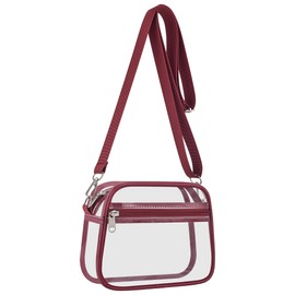 Oraben Small Clear Bag for Stadium Events Clear Purse Women‘s Handbags Sports Events Concerts Festivals