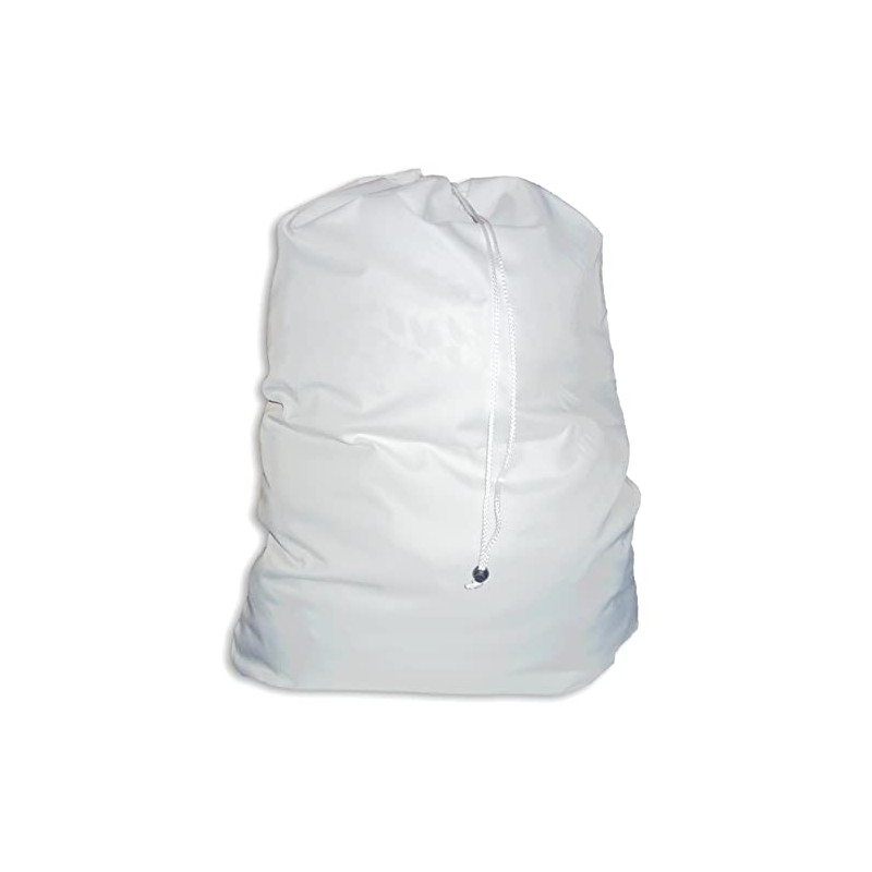 eco2go Extra Heavy Duty Drawstring Laundry Bag, Large, White