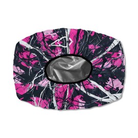 Knextrepoy Camo Hunting Winch Cover Pink Wood Winch Protection Cover, Universal Winch Protective Cover for Electric Winches Up to 17500 Lbs, Easy to Install