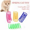20Pcs Cat Spring Toys Cat Creative Toys Plastic Cat Toy