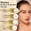Wansiven Eyebrow & Eyelash Tint Kit — Black Tint for