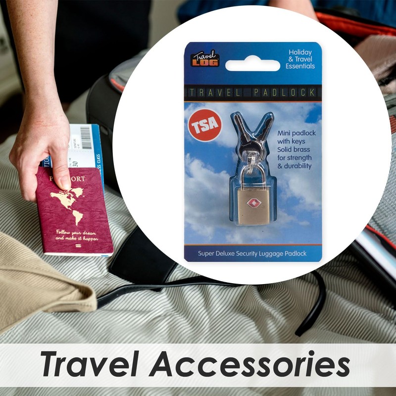 VFM - TSA Key Padlock Solid Brass TSA Approved -