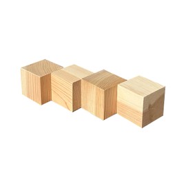 KomoRebi Wood Wood Square 1.6 inches (40 mm) Block Hinoki Cypress Hinoki Hinoki Hinoki Square End Material Domestic Knottless DIY DIY DIY Carving Square Wood Cypress Square Wood (0.16, 1.6 inches (4,