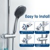 Simpeak Universal Hand Shower Holder with Hook, Adjustable Shower Holder