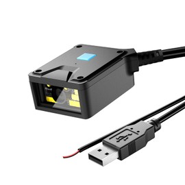 NetumScan 2D Embedded Fixed Barcode Scanner Scan Engine, Industrial Grade 1D 2D QR Barcode Reader, Automatic Induction Scanning,USB Port Suitable for Self-Service Terminals and Factory Assembly Lines
