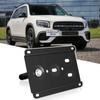 New No Drill Front Bumper Tow Hook License Plate Mount