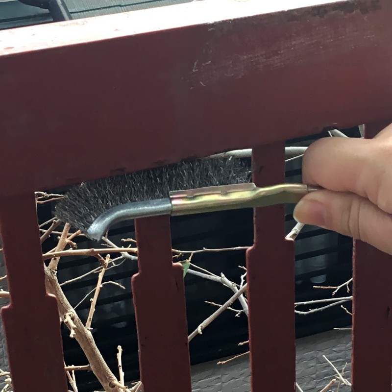 Handy Crown Channel Brush Brass J Shape