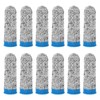 M METERXITY 12-Pack Finger Cots Cut Resistant, Reusable Finger Sleeve