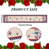 4th of July Table Runner Patriotic Independence Day Table Runner