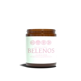 BELENOS Duftkerze, Baumwollblüte, 100 % pflanzliches Wachs (groß), beruhigendes Geschenk für Frauen, mehr als 40 Stunden Brenndauer, 450 g