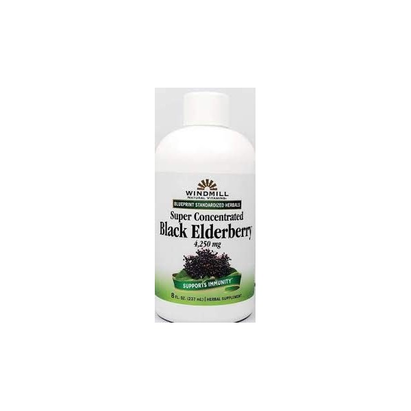 Super Concentrated Black Elderberry, Supports Immune System, Rich in Antioxidants, 8 Fl Oz