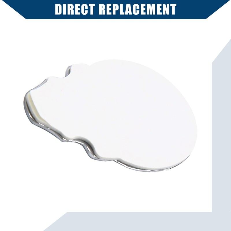 Hihaha Car 3D Sticker/Outer for Car Motorcycle/Durable/Silver Tone 1 Pcs