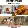 DUSTSTROKE Camping Flag Tapestry Cloth Wall Flag Fabric Poster Blindfold