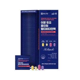 Chong Kun Dang Immune Multivitamin All-in-One Nutrient Multipack Multivitamin 30 packets, 1 unit / 종근당 이뮨 멀티비타민 올인원영양제 멀티팩 종합비타민 30포, 1개