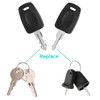 EOYVAIL Luggage Locks, 2 Pieces T002, T007 Lock Keys with