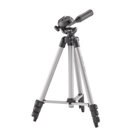 Cullmann ALPHA 1000 tripod with 3-way head (3 pull-outs, weight 480g, load capacity 1 kg, 106cm height, packed size 37cm)