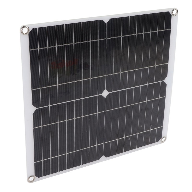Solar Panel Kit 20W 12V Monocrystalline IP65 Waterproof DIY Solar