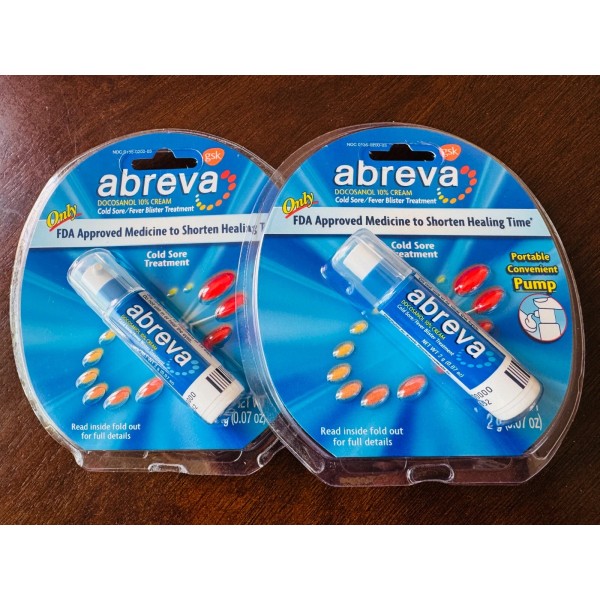 Abreva Cold Sore Treatment - 2g/0.07oz - EXP mid-2026 -