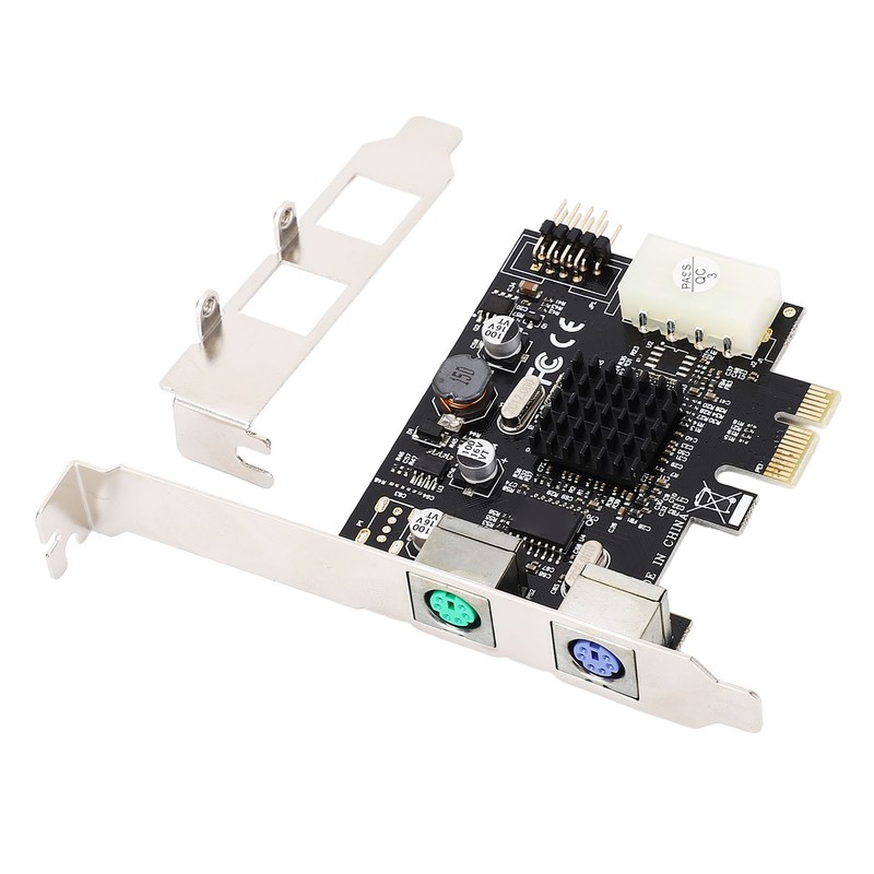 PCIe to PS/2 Adapter Card MCS9990CV Chip Built in USB2.0