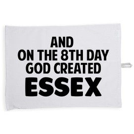 Hippowarehouse And on the 8th day God created Essex Tea Towel Eco Printed Dish Cloth Kitchen accessory 50cmx70cm 100% Cotton