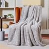Bedsure Blanket Sofa Cuddly Blanket - Warm Sherpa Sofa Throw