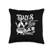 Dad's Bar and Grill Funny BBQ Father's Day Throw Pillow