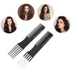 Hair Styling Combs Professional Hairdresser Hair Comb Handle Comb with