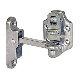 Buyers Products Heavy-Duty Aluminum Door Hold Back - 2 Inch Hook and Keeper, Sliver