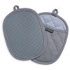 2-Pack Silicone Pot Holders for Kitchen Heat Resistant up to