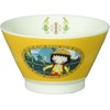 Chibi Maruko-chan CM41-351 35th Anniversary Ceramic Rice Bowl, Yellow, 12.2