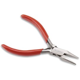 Beadalon Red Handle Chain Nose Pliers, Econo