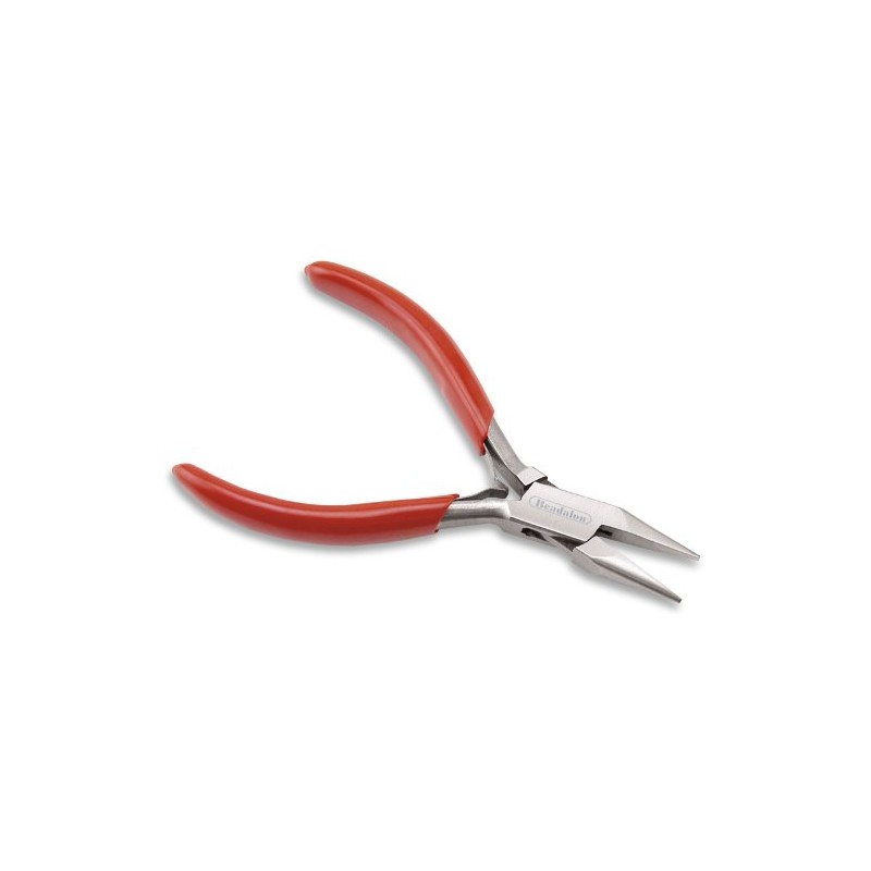 Beadalon Red Handle Chain Nose Pliers, Econo