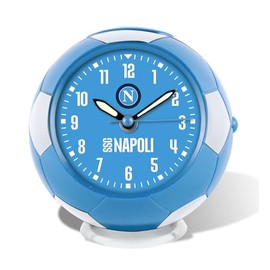 Orologio sveglia analogica al quarzo da tavolo ufficiale Napoli