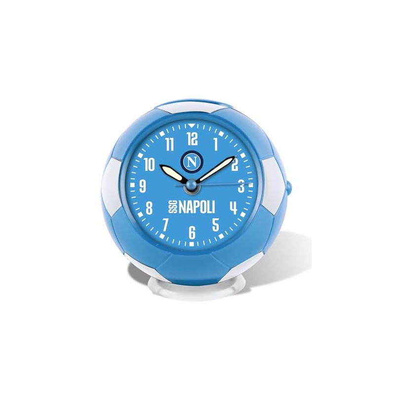Orologio sveglia analogica al quarzo da tavolo ufficiale Napoli