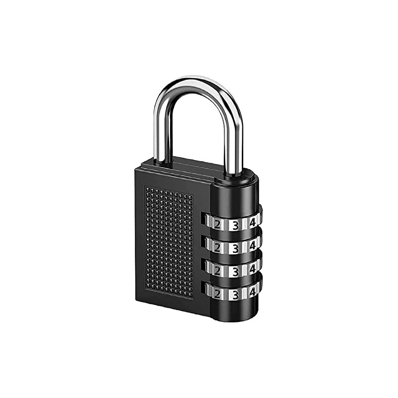 Padlock with 4 Digit Code, Combination Padlock, Waterproof Padlock, Locker