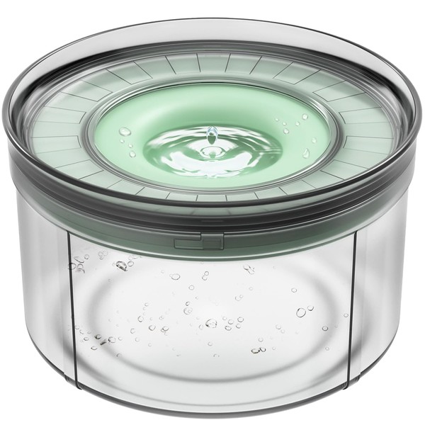 Techphardo 1Gallon No Spill Dog Water Bowl-3.8L Large Capacity, BPA-Free,
