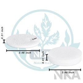 LVAC-200 Pre-Motor Vacuum Filters Replacement - Compatible with Levoit LVAC-200 Cordless Stick Vacuum Model #LSV-V201-WUS​, 6 Felt & 6 Foam Filters with brush