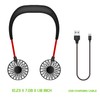 Cellet Hands Free Portable Double Side Neck Held Fans, Rechargeable