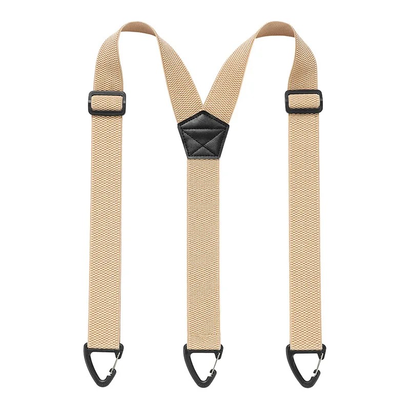 Men’s Work Suspenders for Trousers – 1.5-Inch Wide Adjustable Elastic