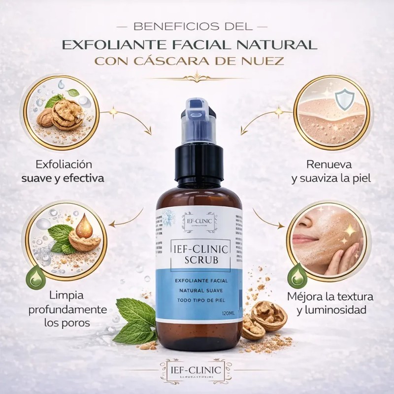 Ief-clinic Scrub Exfoliante Facial Profesional Cabina Spa