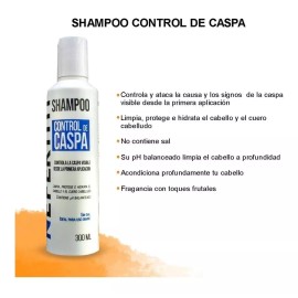 Nefertiti Shampoo Sin Sal Para Control De Caspa Nefertiti 300ml