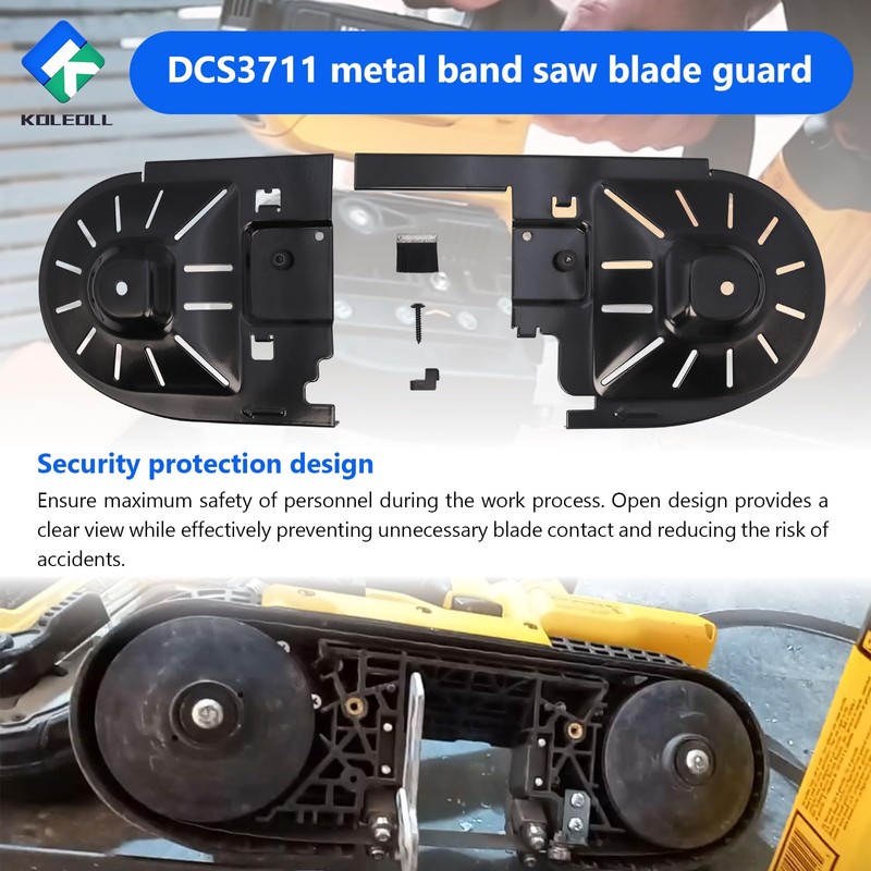 KOLEOLL DCS3711 14-1/2" 20V Max Metal Band Saw Blade Guard