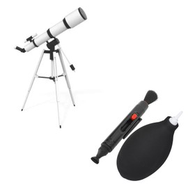 Professional Camera Cleaning Kit, Anti Static Cleaning Cloth, Manual Blower, Lens Cleaning Pen, 4 in 1 Kit, for DSLR Cameras (Black)